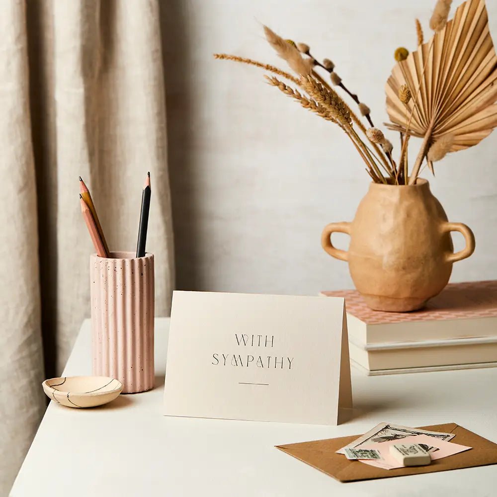 WITH SYMPATHY | CARD BY KATIE LEAMON - OTHERLETTERS