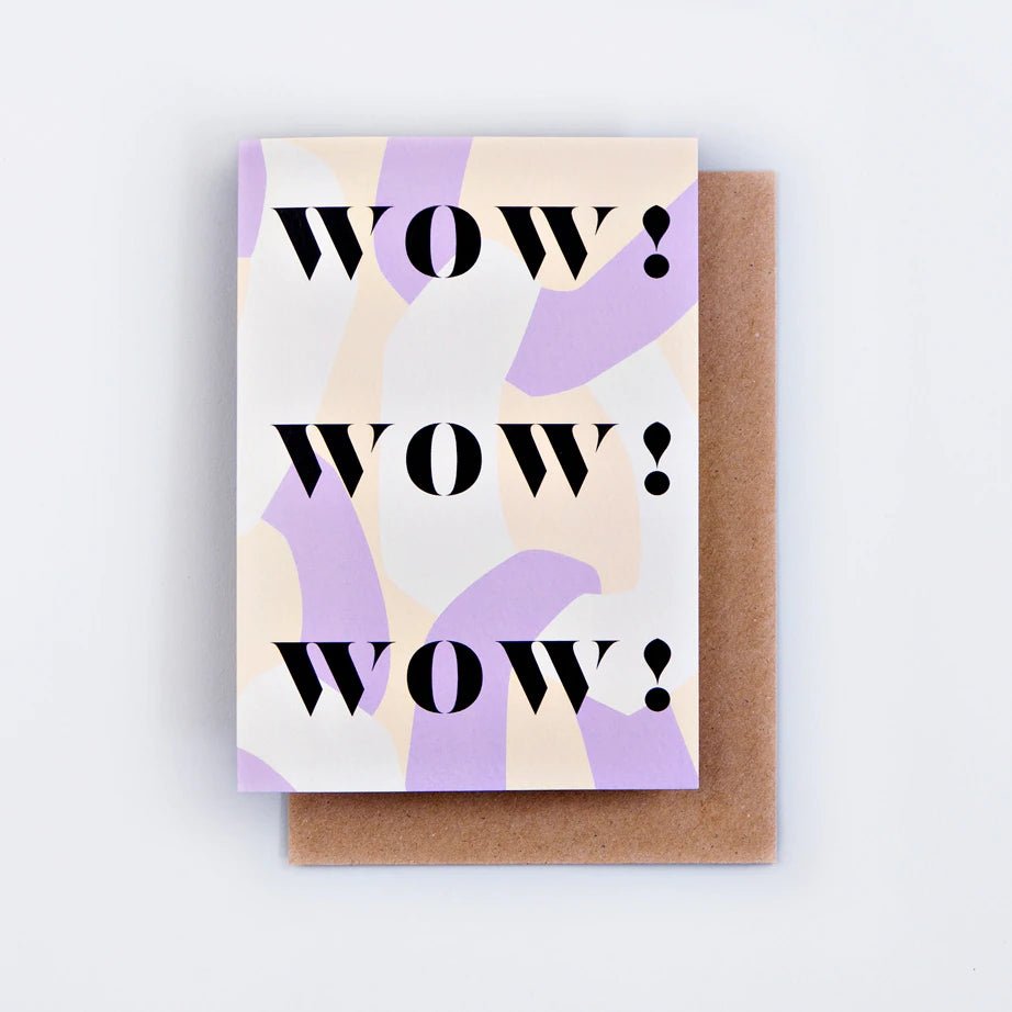 WOW WOW WOW | CARD BY THE COMPLETIST - OTHERLETTERS
