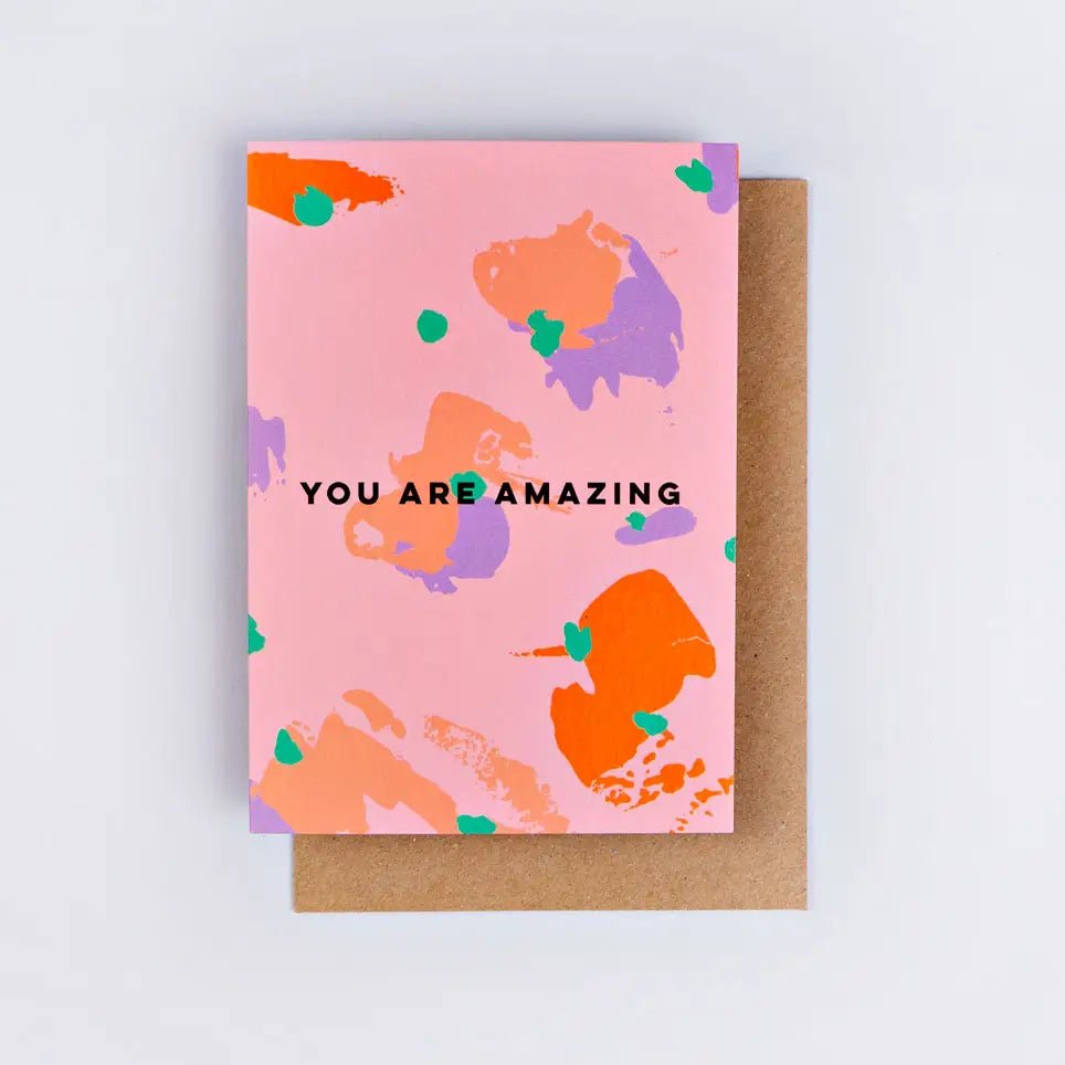 YOU'RE AMAZING | CARD BY THE COMPLETIST - OTHERLETTERS