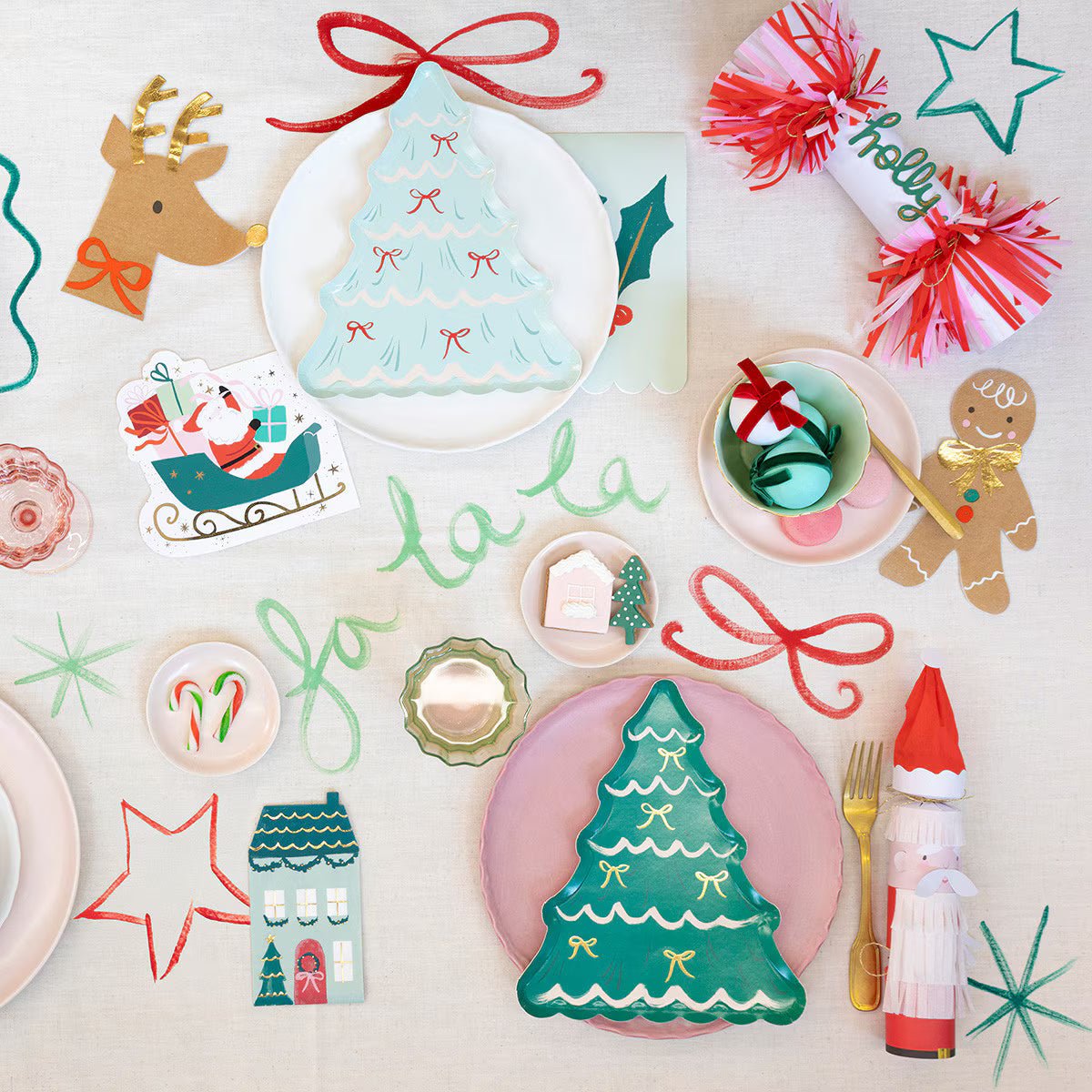 CHRISTMAS TABLEWARE & NAPKINS - OTHERLETTERS