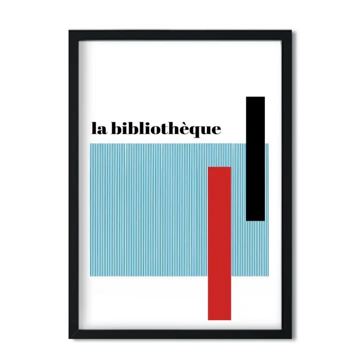 LA BIBLIOTEQUE A4 PRINT | FANCLUB PRINTS - OTHERLETTERS