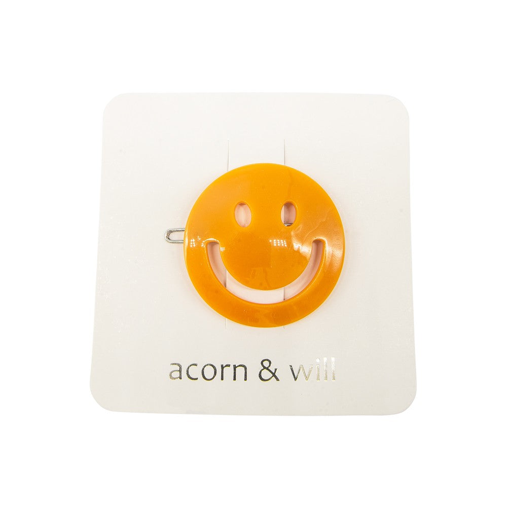 SMILEY FACE HAIRCLIP