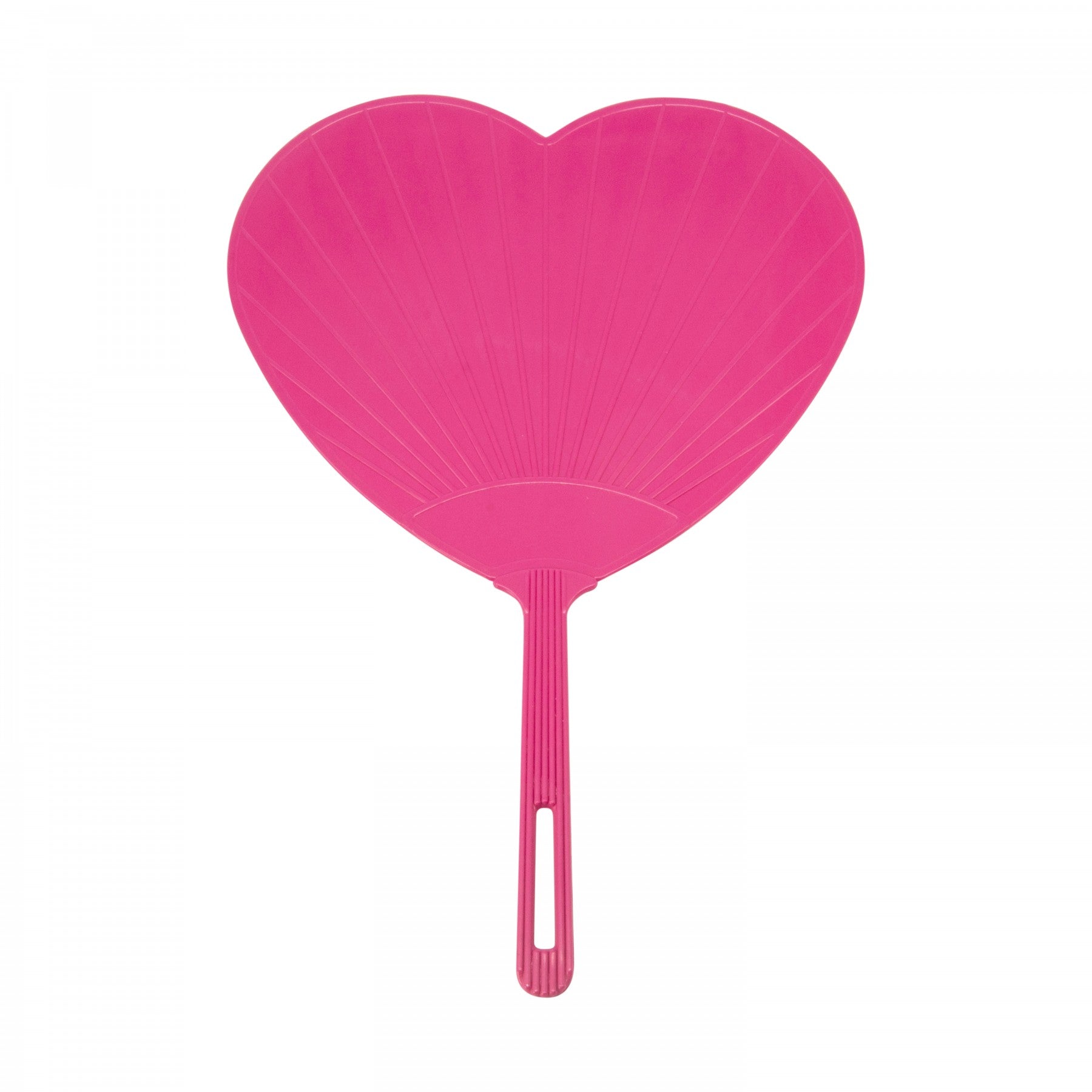 PINK HEART SHAPED FAN