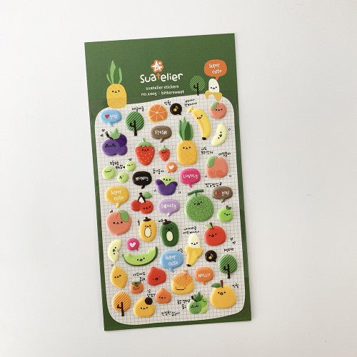 FRUIT SALAD STICKER SHEET - OTHERLETTERS