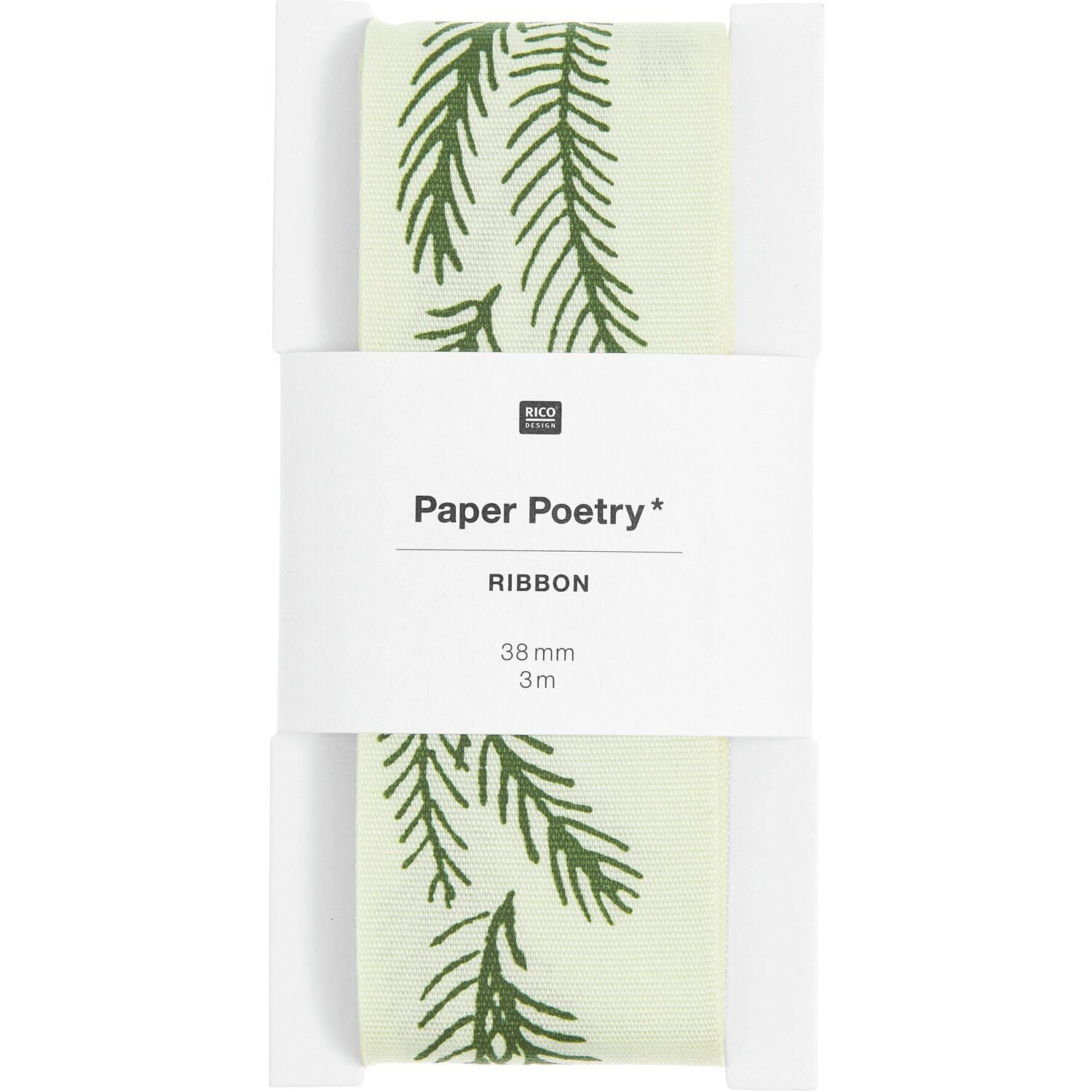 TAFFETA RIBBON BRANCHES 38mm - OTHERLETTERS