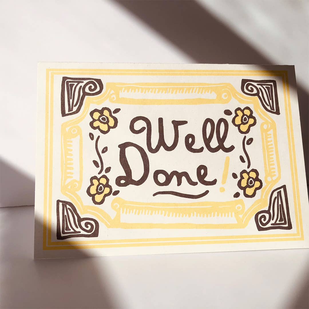 WELL DONE | CARD BY MERCER MERCER