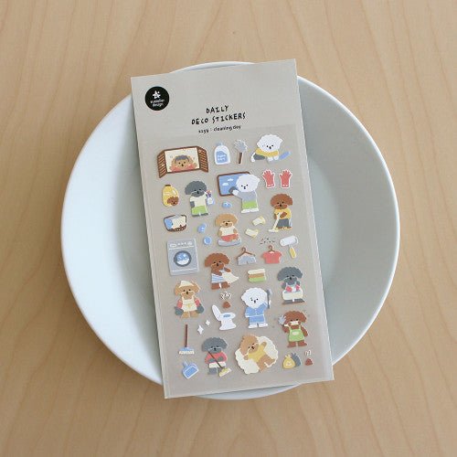 CLEANING DAY STICKER SHEET - OTHERLETTERS