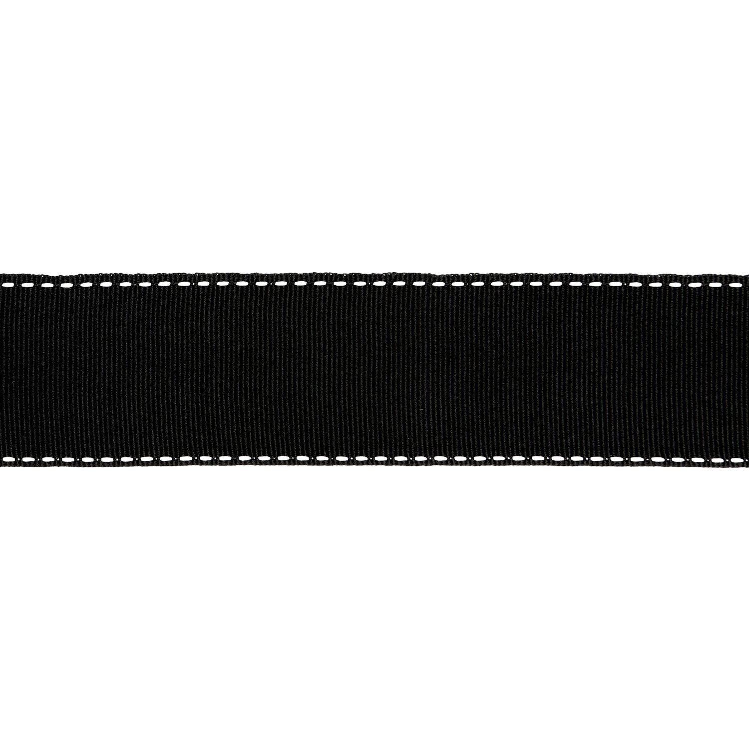 RIBBON WITH SEAM | BLACK AND WHITE 38mm