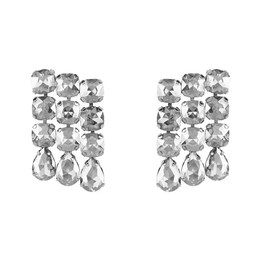 ROCKEFELLER EARRINGS SILVER - OTHERLETTERS