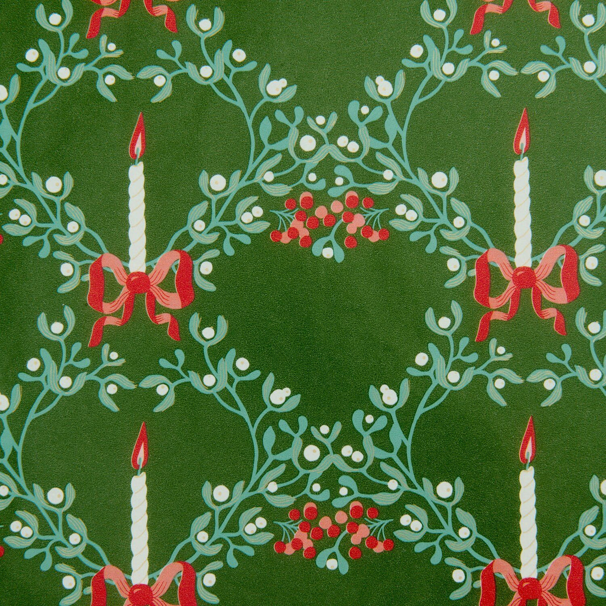 ADVENT CANDLE MISTLETOE TISSUE PAPER ROLL