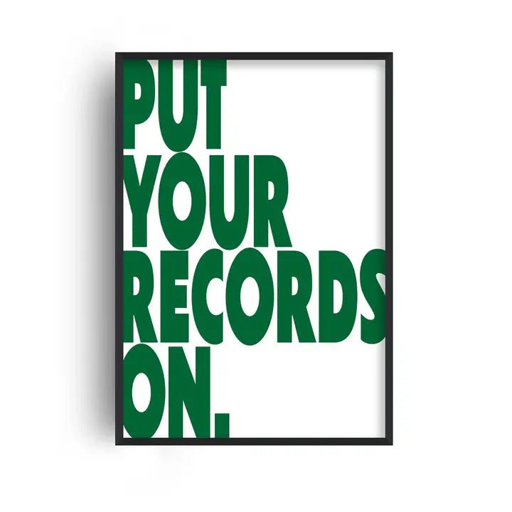 PUT YOUR RECORDS ON A4 PRINT | FANCLUB PRINTS - OTHERLETTERS