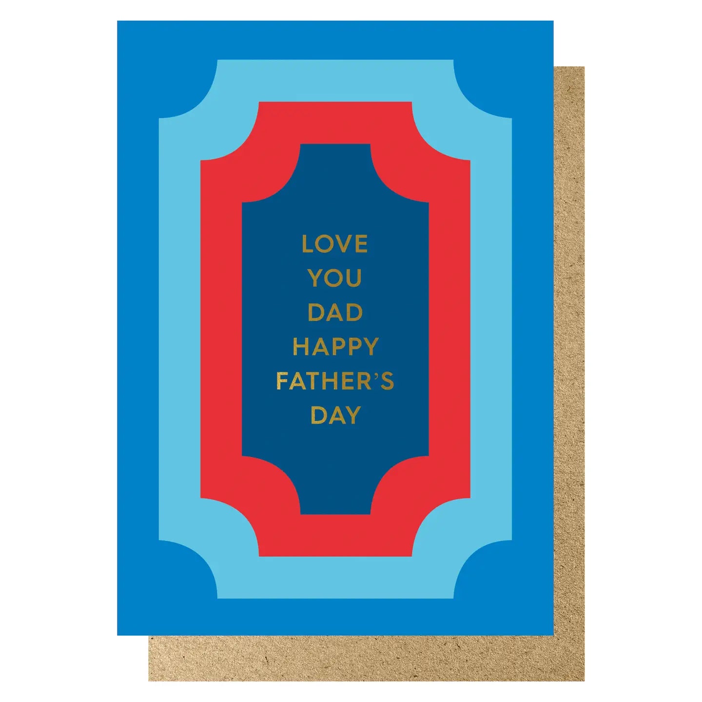 LOVE YOU DAD HAPPY FATHER'S DAY | CARD BY LUCKY INK - OTHERLETTERS