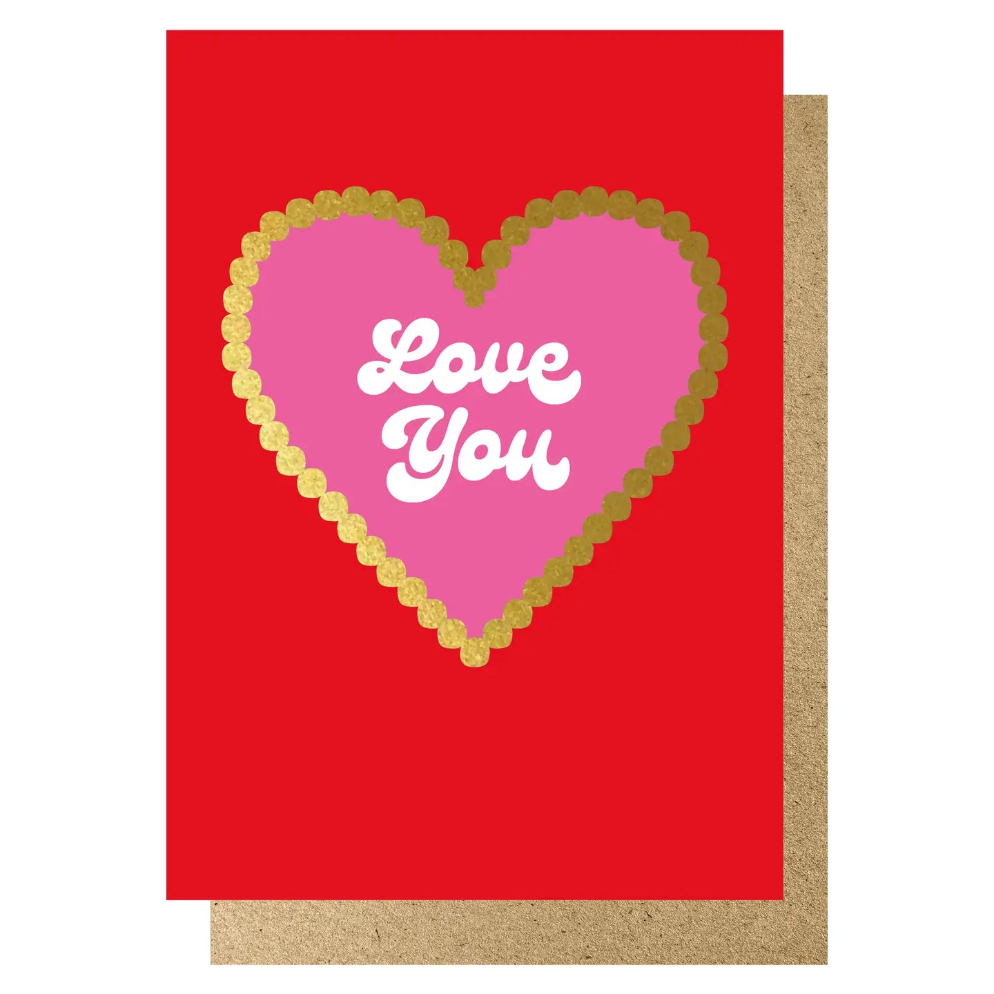 LOVE YOU HEART | CARD BY LUCKY INK - OTHERLETTERS