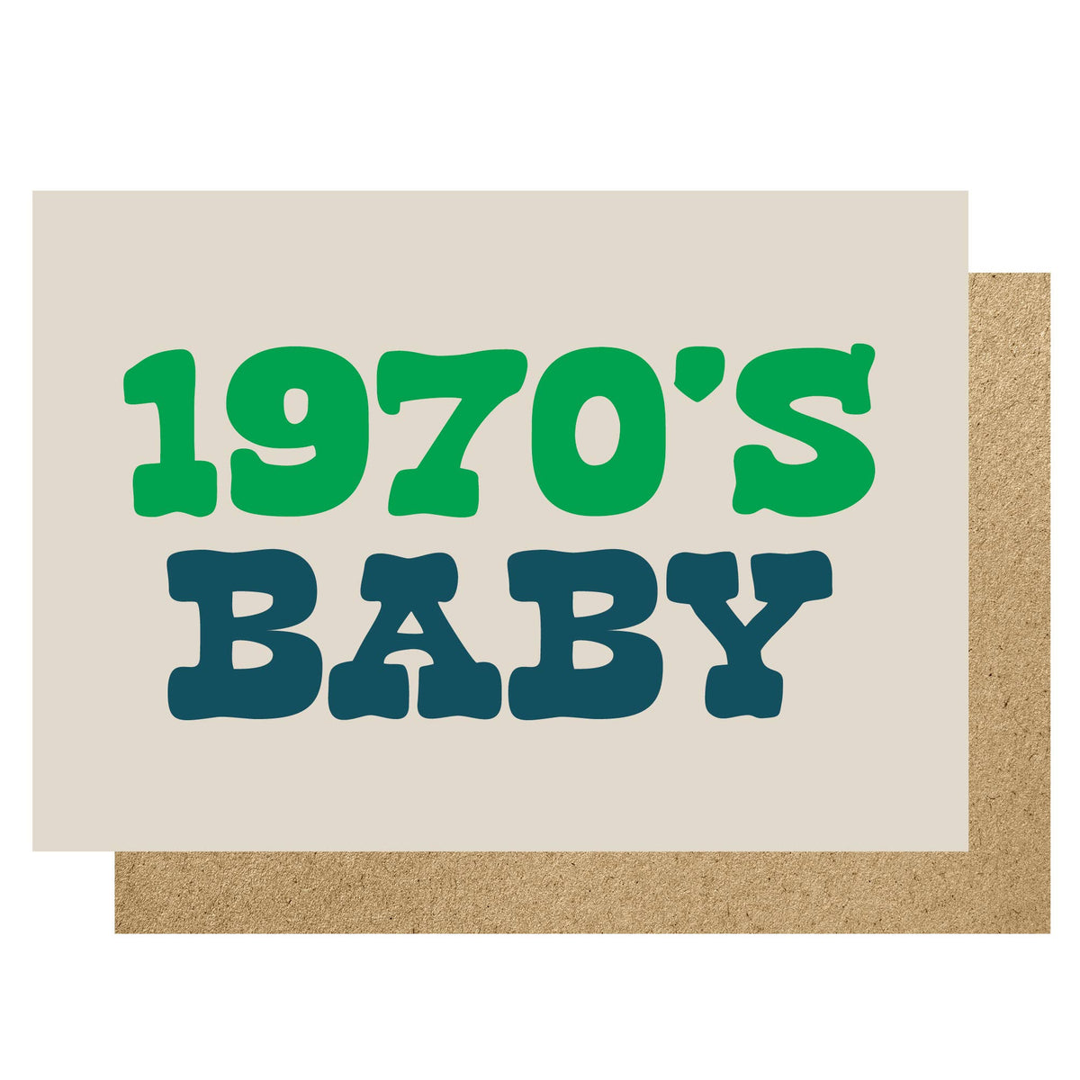 1970'S BABY | CARD BY LUCKY INK