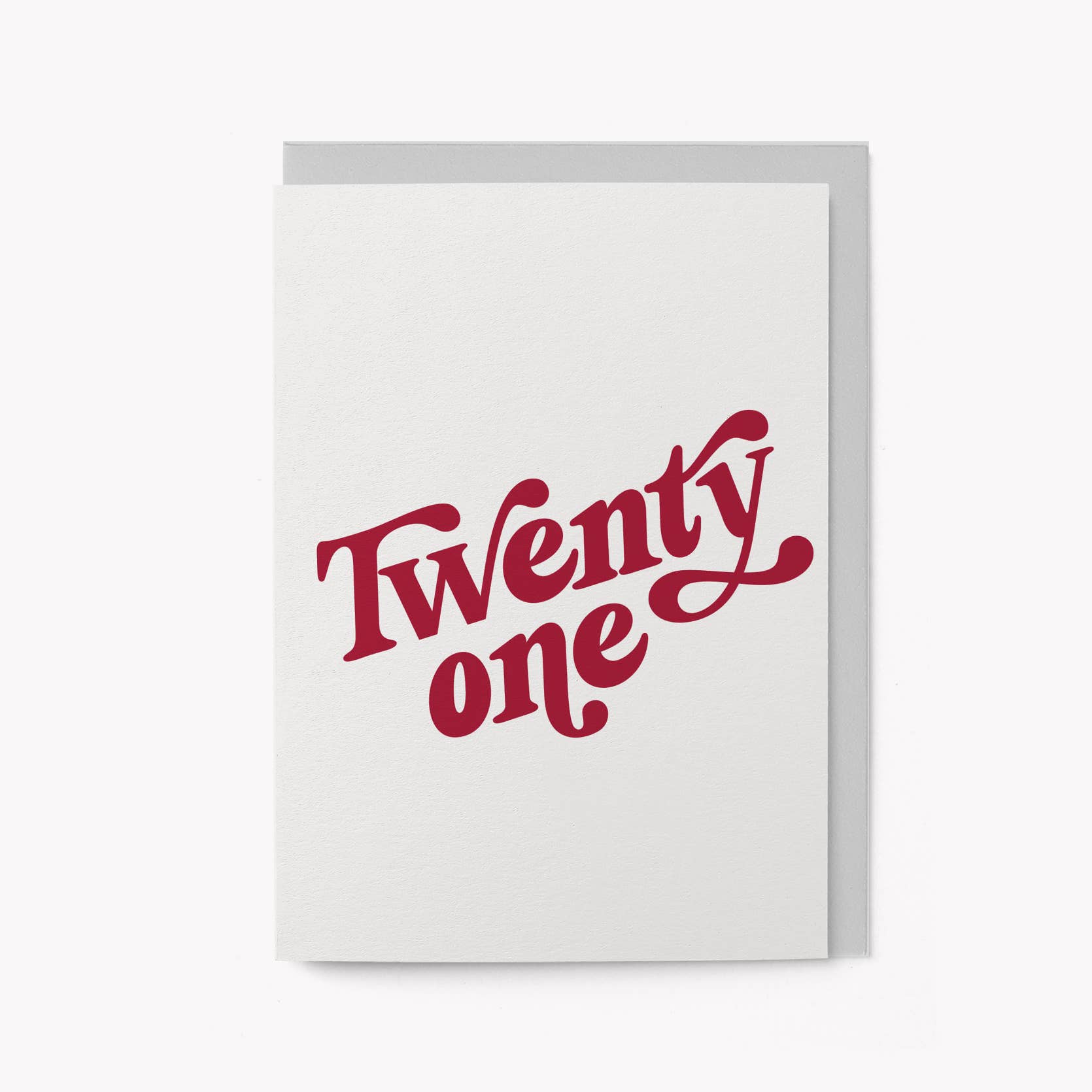 21ST BIRTHDAY | CARD BY GRAPHIC FACTORY - OTHERLETTERS