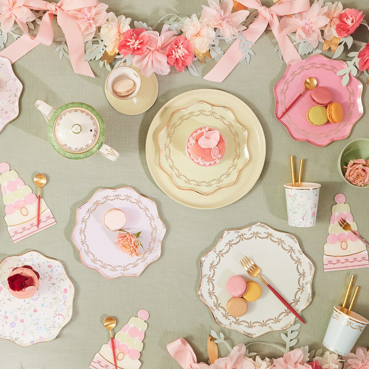 MERI MERI X LADURÉE PARIS FLORAL SMALL NAPKINS