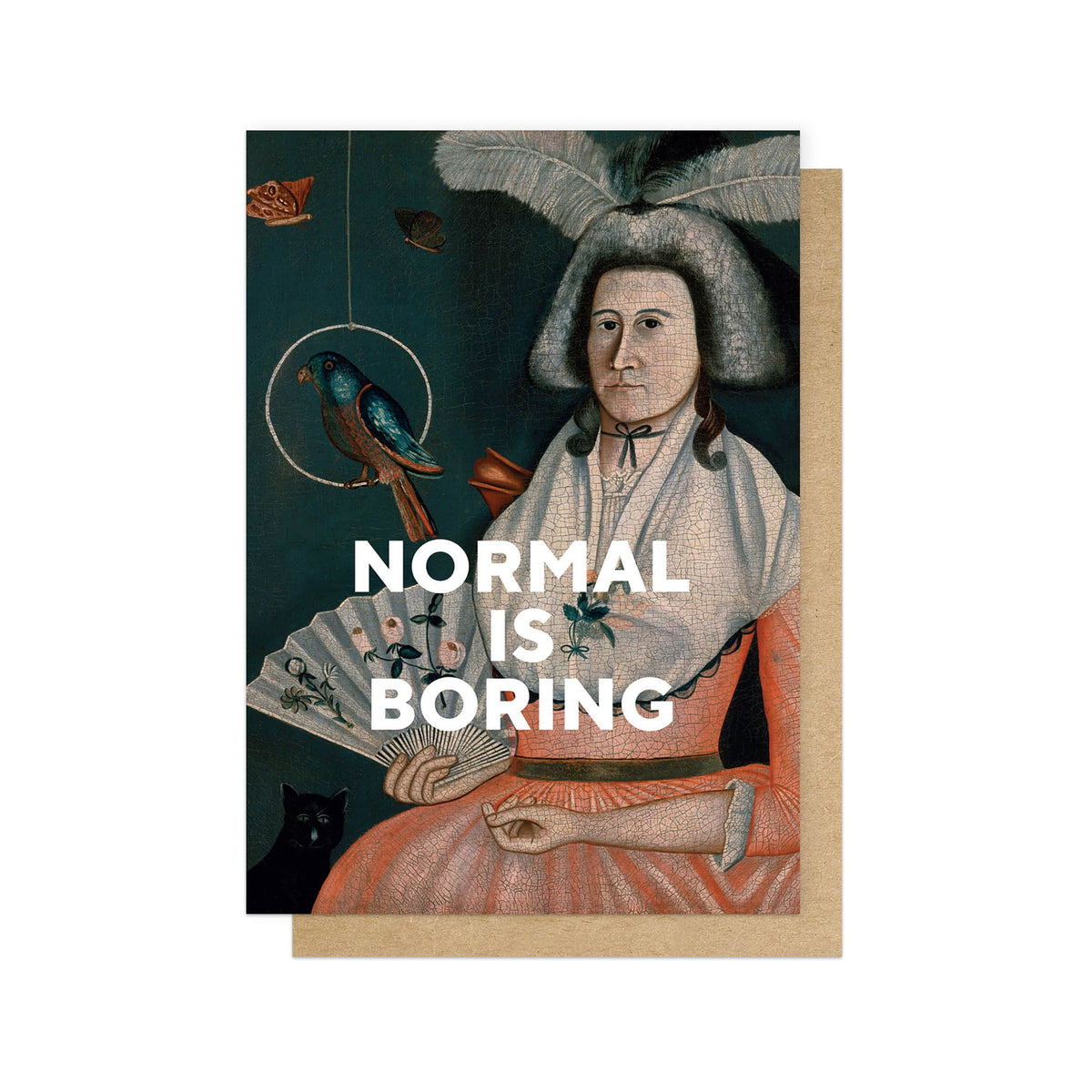 NORMAL IS BORING | CARD BY EAST END PRINTS