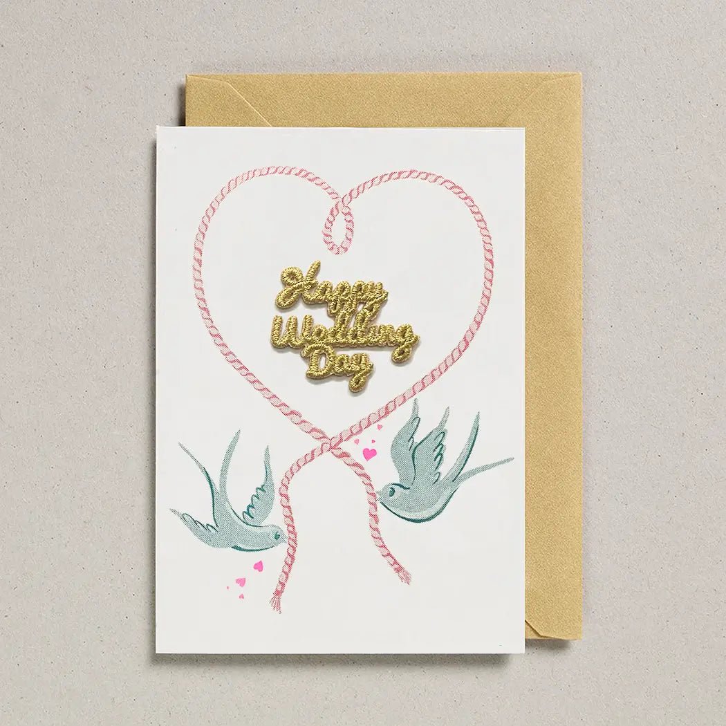 HAPPY WEDDING DAY (TYING THE KNOT) | CARD BY PETRA BOASE - OTHERLETTERS