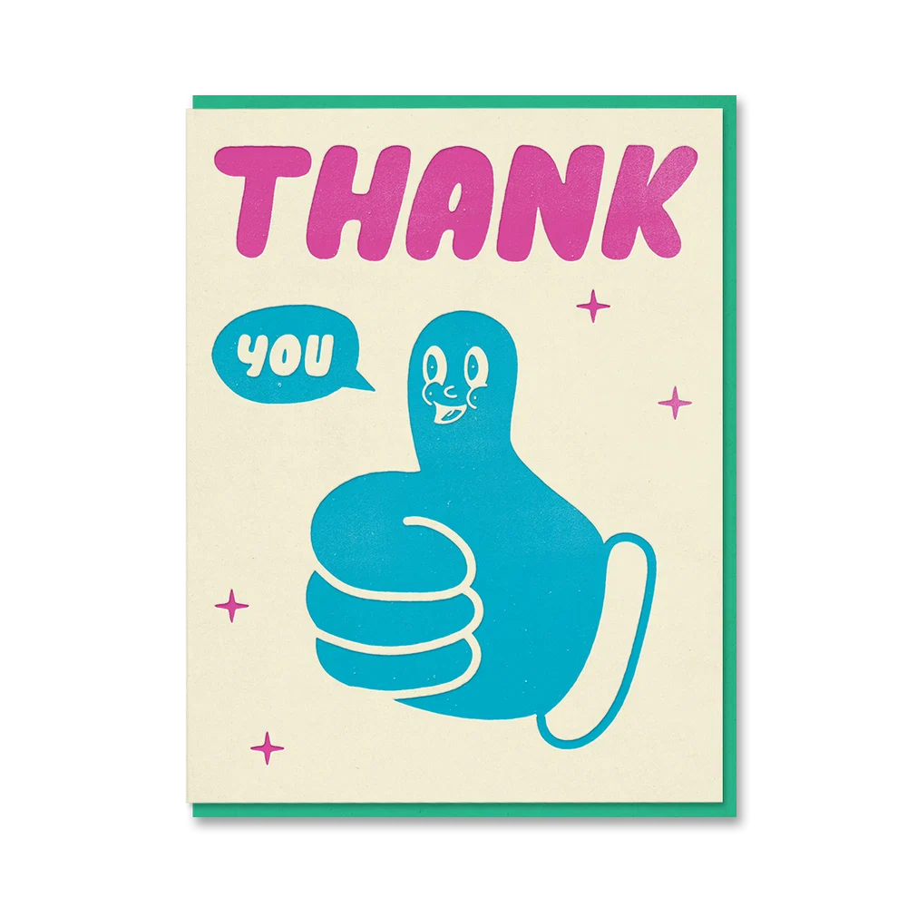 THANK YOU (THUMBS) | CARD BY 1973