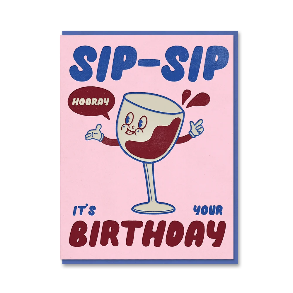 SIP-SIP BIRTHDAY | CARD BY 1973
