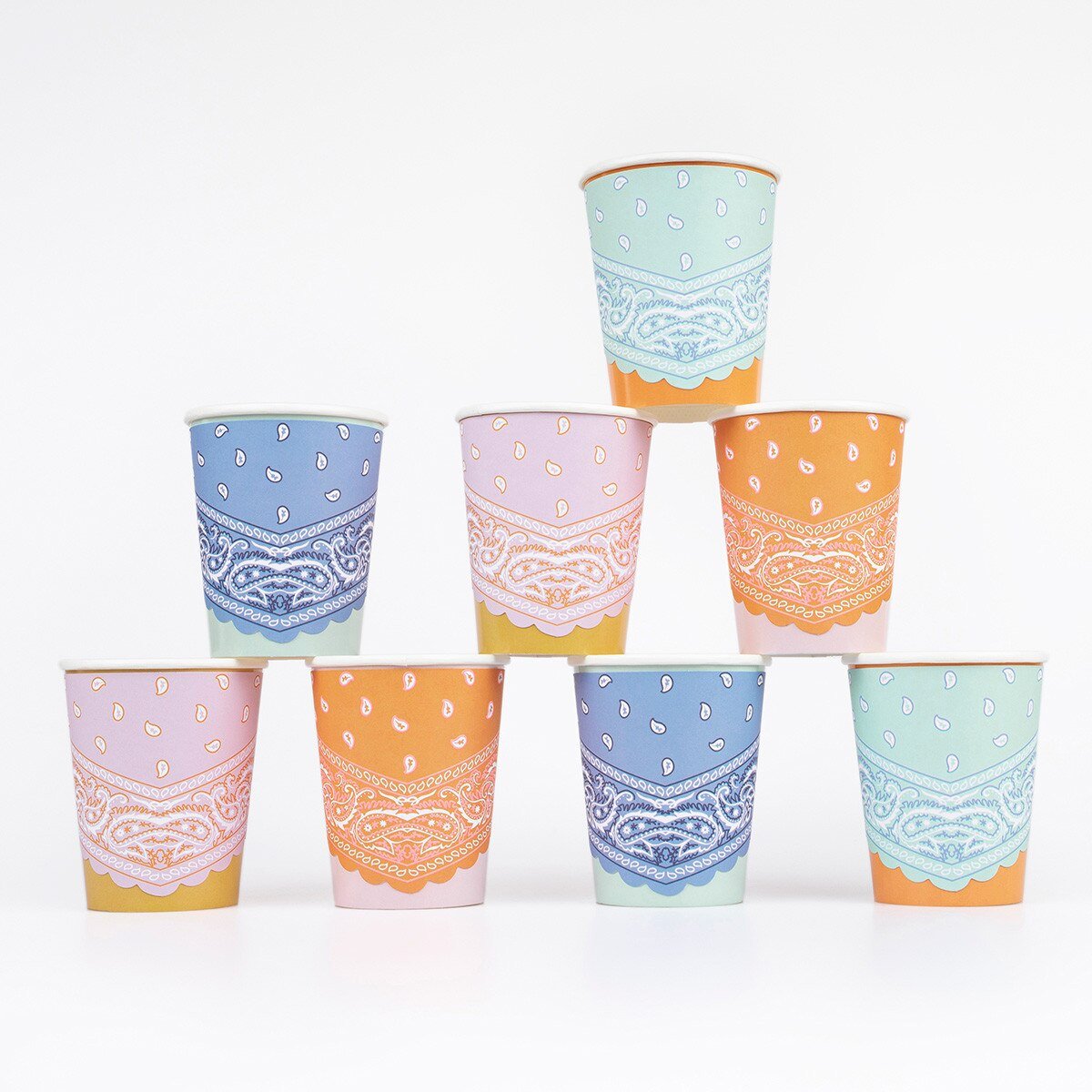 WESTERN BANDANA PAPER CUPS - OTHERLETTERS
