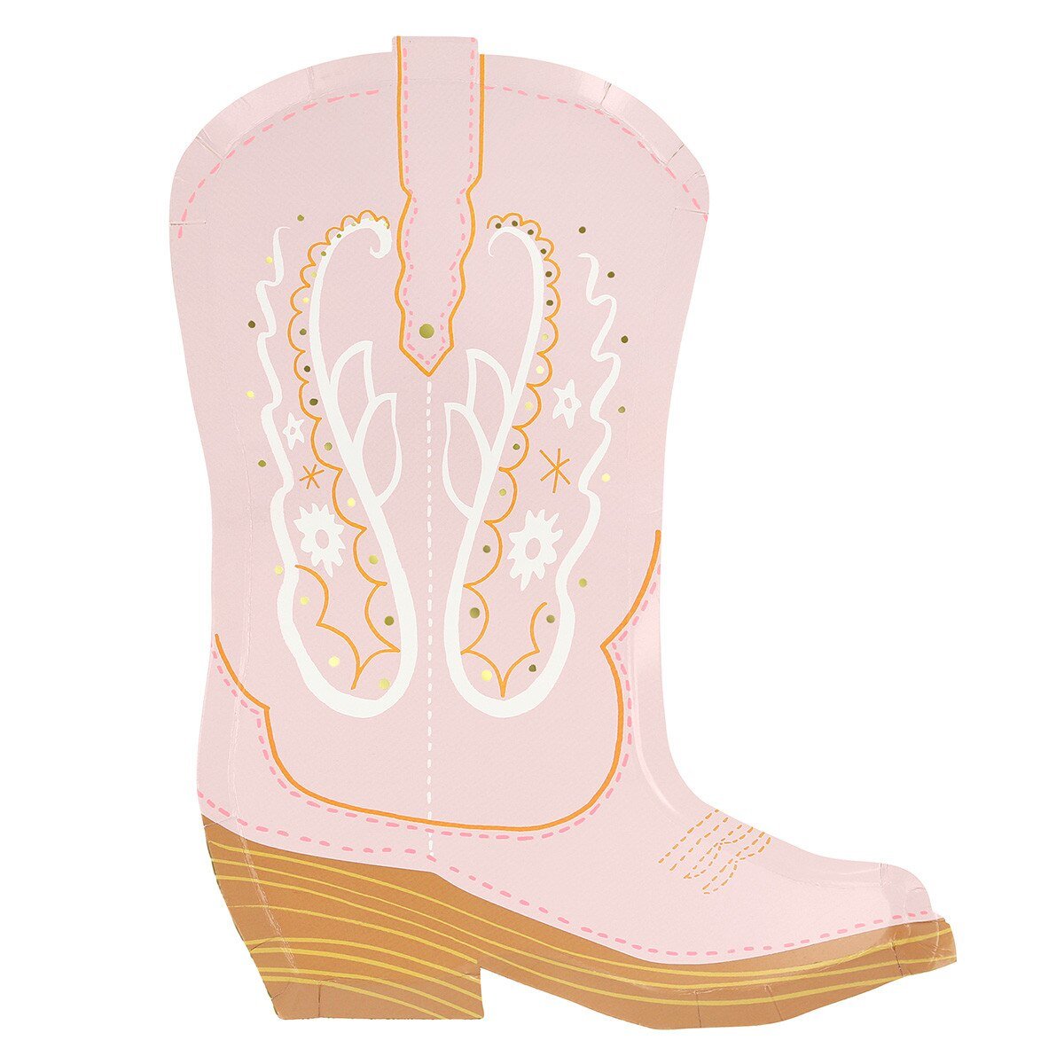 WESTERN BOOT PAPER PLATES - OTHERLETTERS