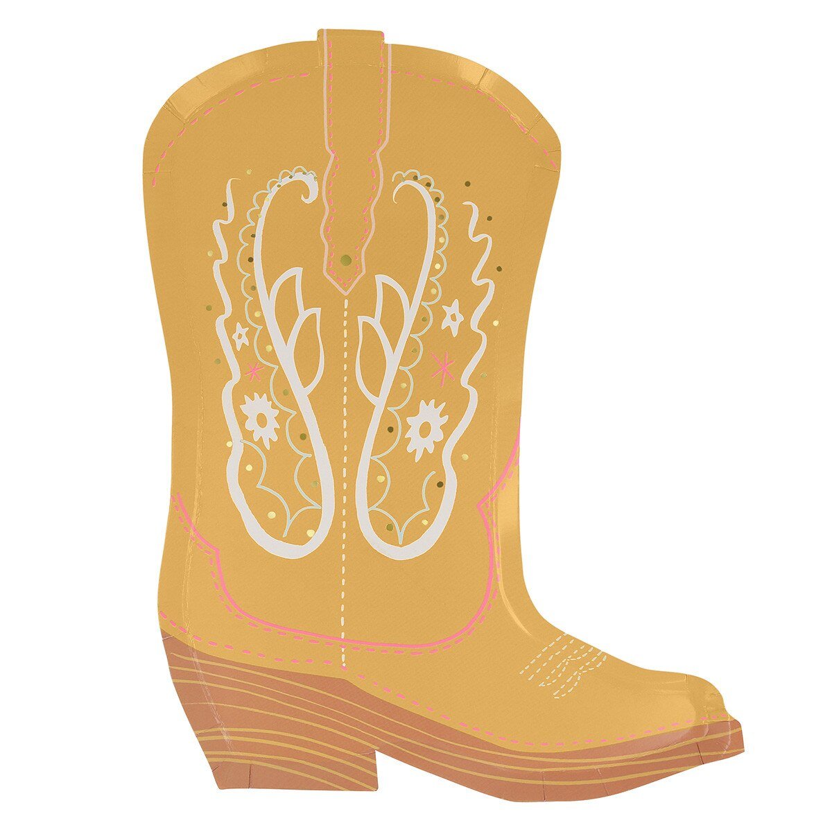 WESTERN BOOT PAPER PLATES - OTHERLETTERS