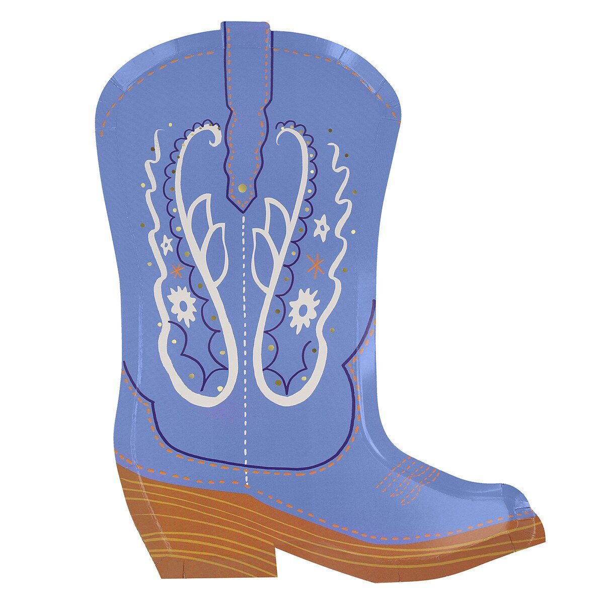 WESTERN BOOT PAPER PLATES - OTHERLETTERS