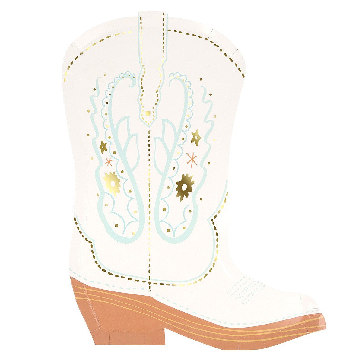 WESTERN BOOT PAPER PLATES - OTHERLETTERS