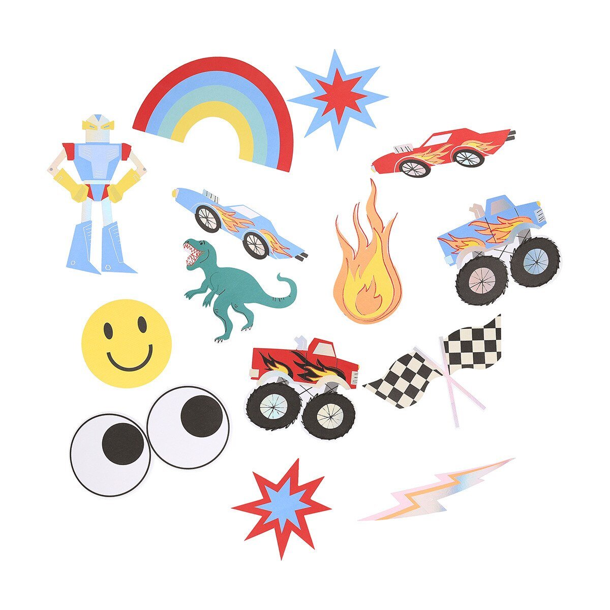 TOYBOX ICON SHAPED STICKERS - OTHERLETTERS