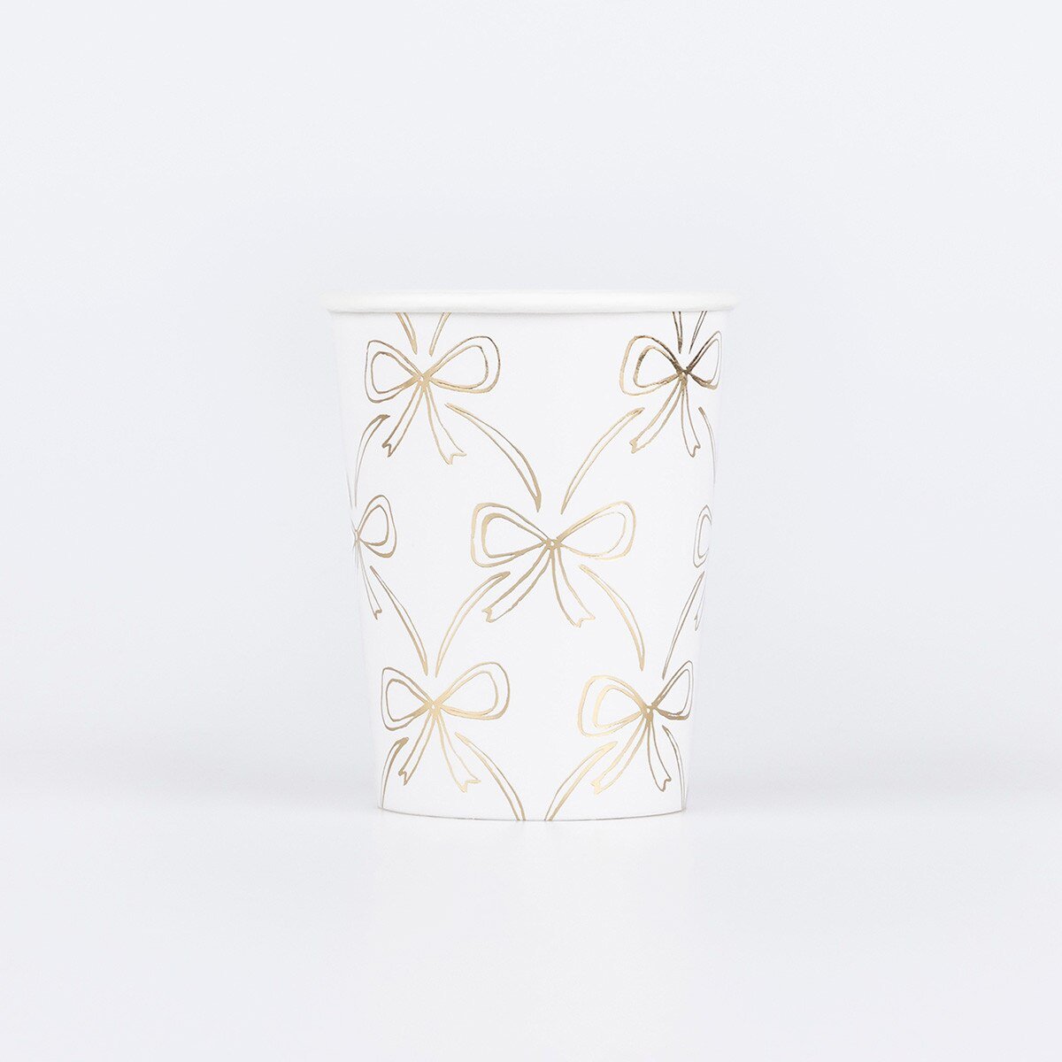 GOLD BOW PAPER CUPS - OTHERLETTERS