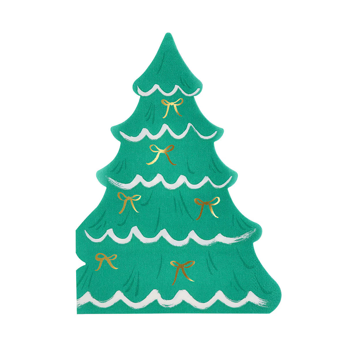 CHRISTMAS TREE WITH BOW NAPKINS