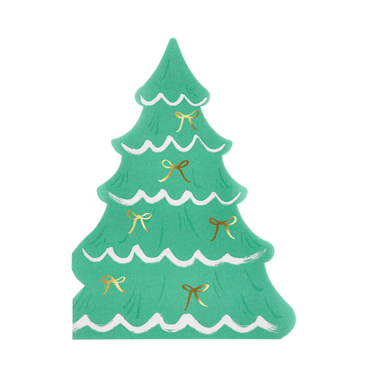 CHRISTMAS TREE WITH BOW NAPKINS