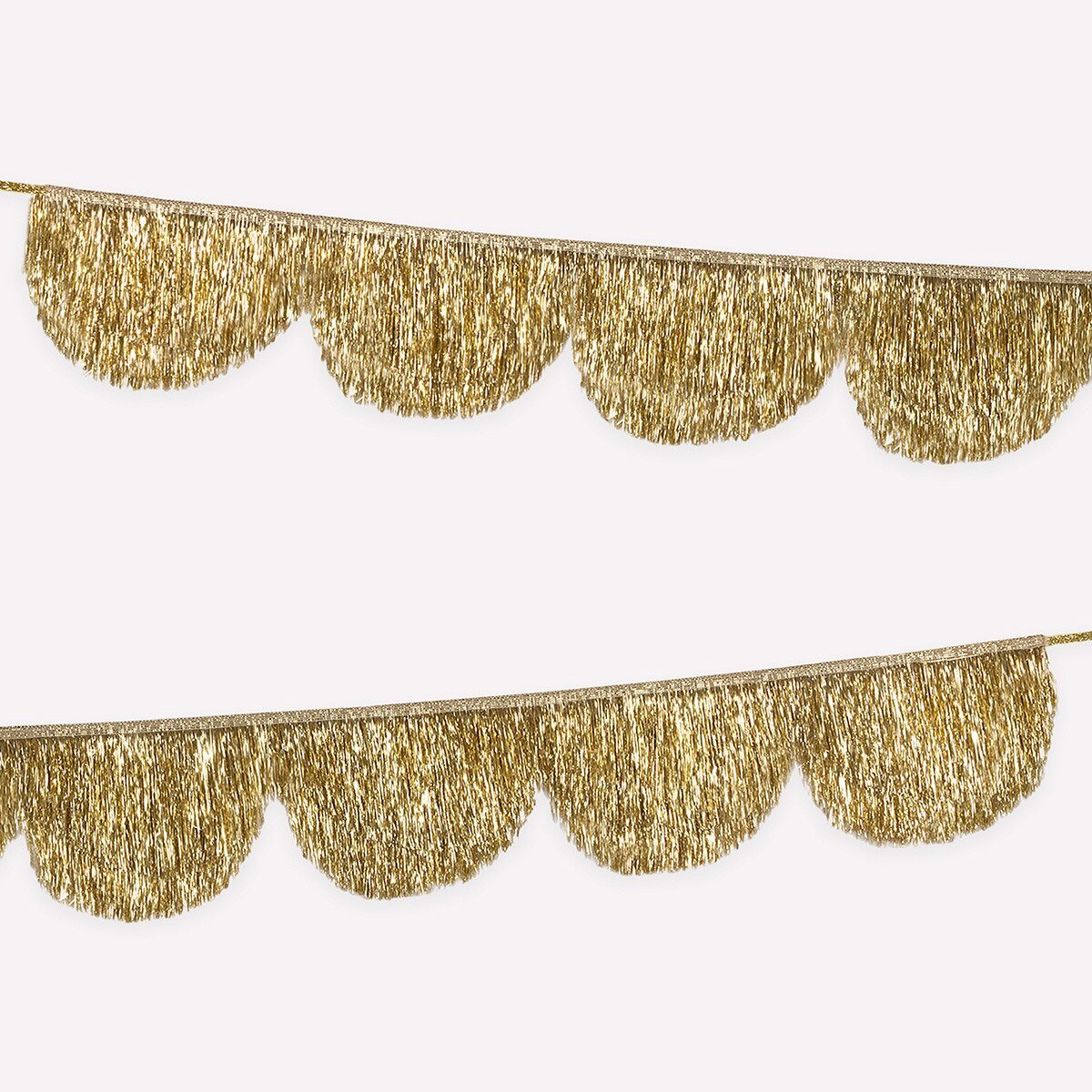 GOLD FRINGE SCALLOP GARLAND - OTHERLETTERS