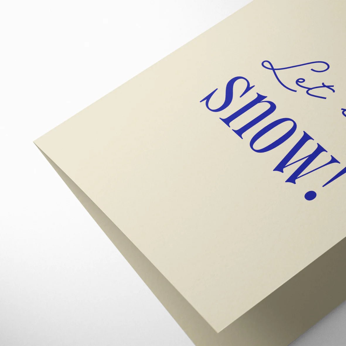 LET IT SNOW! | CARD BY 1973 - OTHERLETTERS