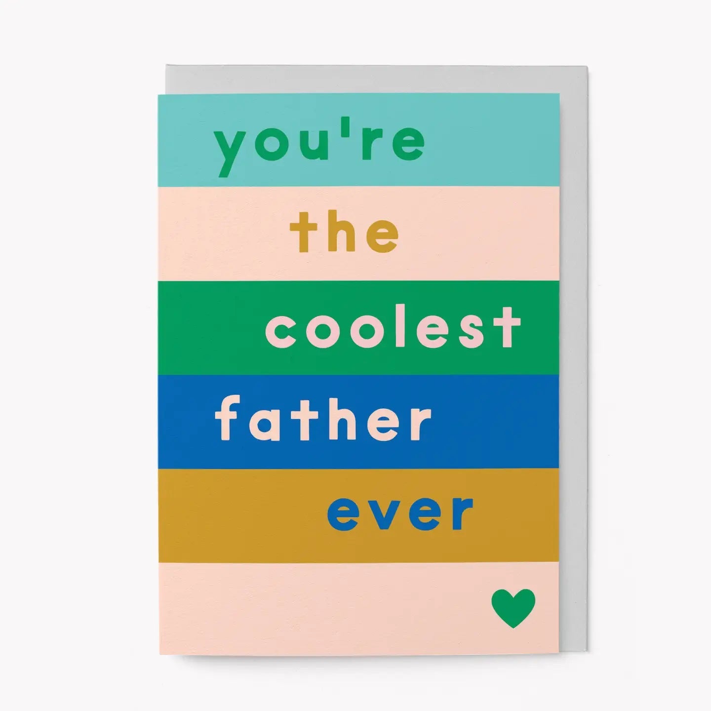 COOLEST FATHER | CARD BY GRAPHIC FACTORY - OTHERLETTERS