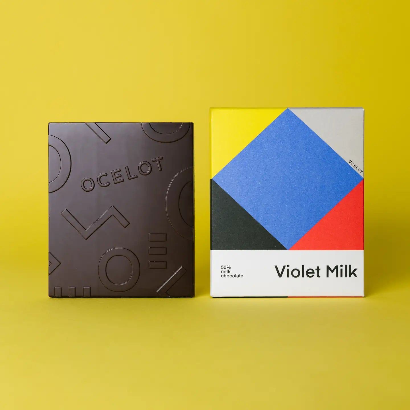 VIOLET MILK - ORGANIC 55% MILK CHOCOLATE BAR, 70G - OTHERLETTERS
