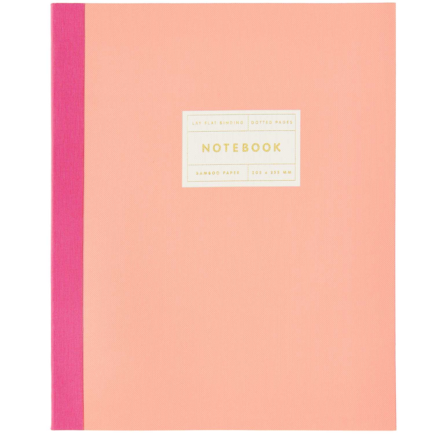 LAY FLAT NOTEBOOK | CORAL (L) - OTHERLETTERS