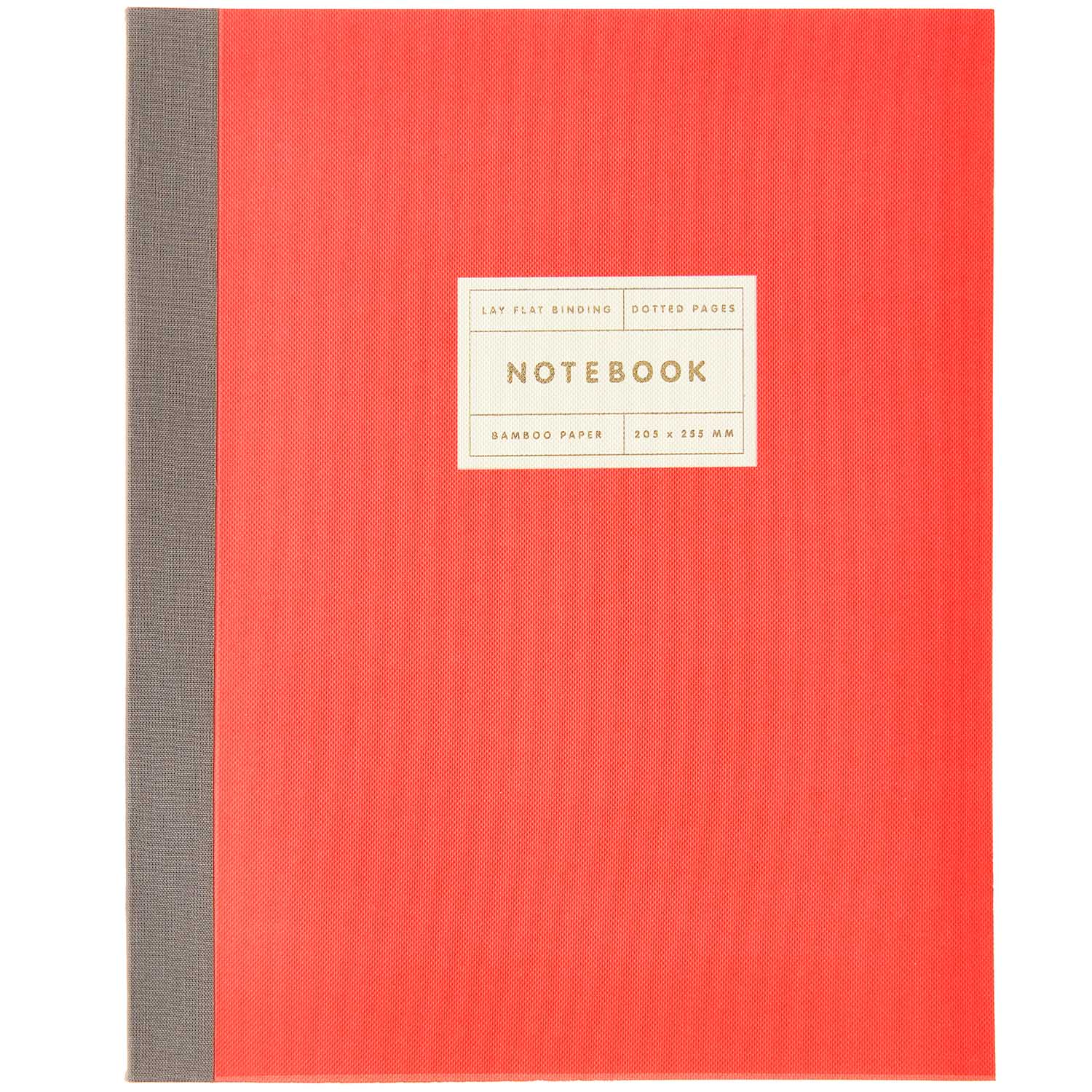 LAY FLAT NOTEBOOK | NEON RED (L) - OTHERLETTERS