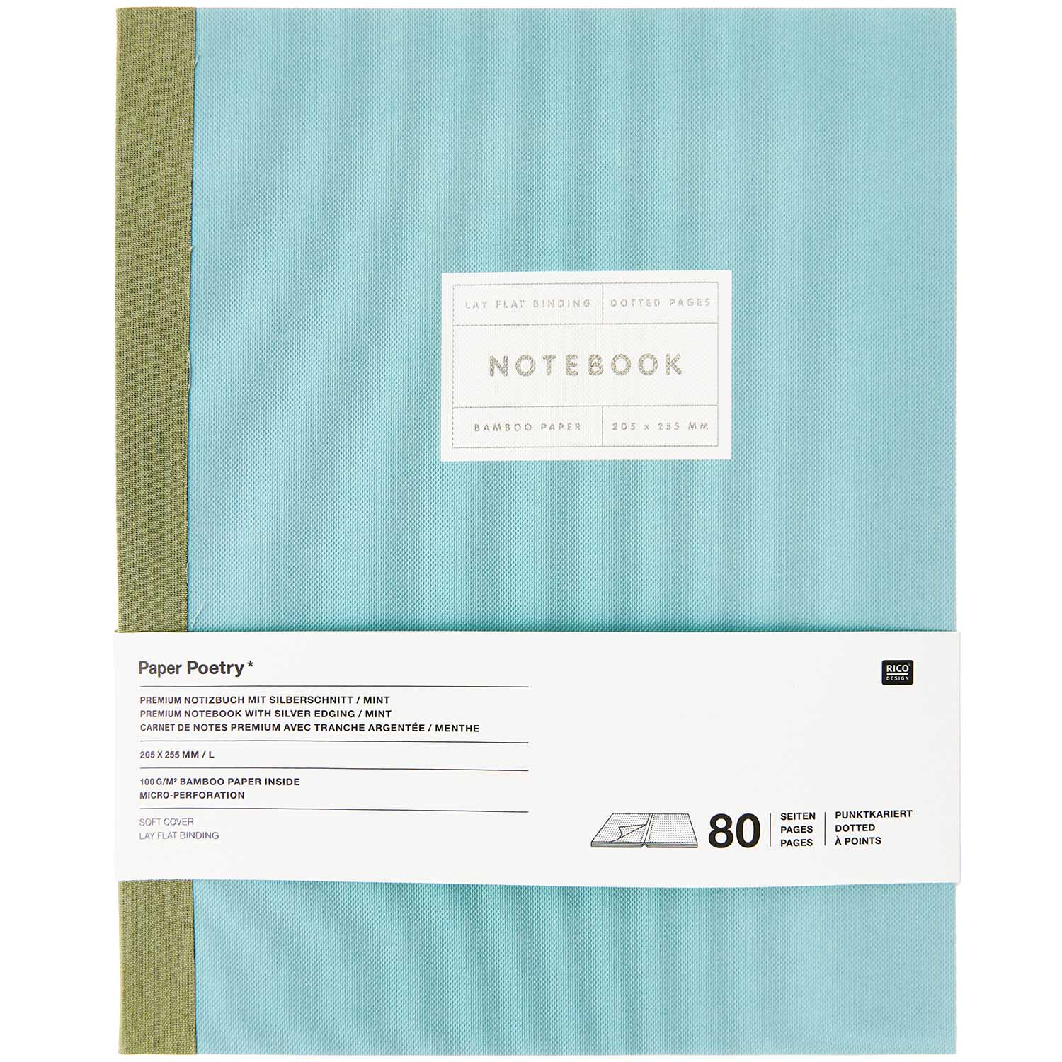 LAY FLAT NOTEBOOK | MINT (L) - OTHERLETTERS