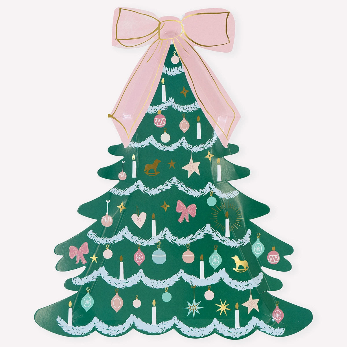 Tree shaped paper plates from the New York City Ballet collaboration