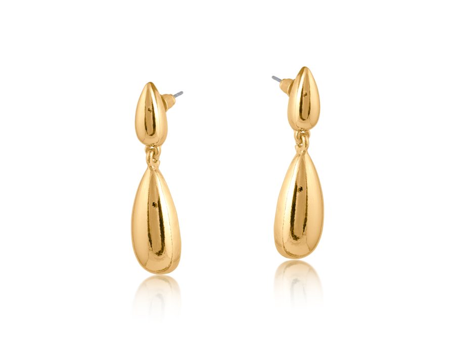 FRIDA TEARDROP DANGLE EARRINGS | GOLD