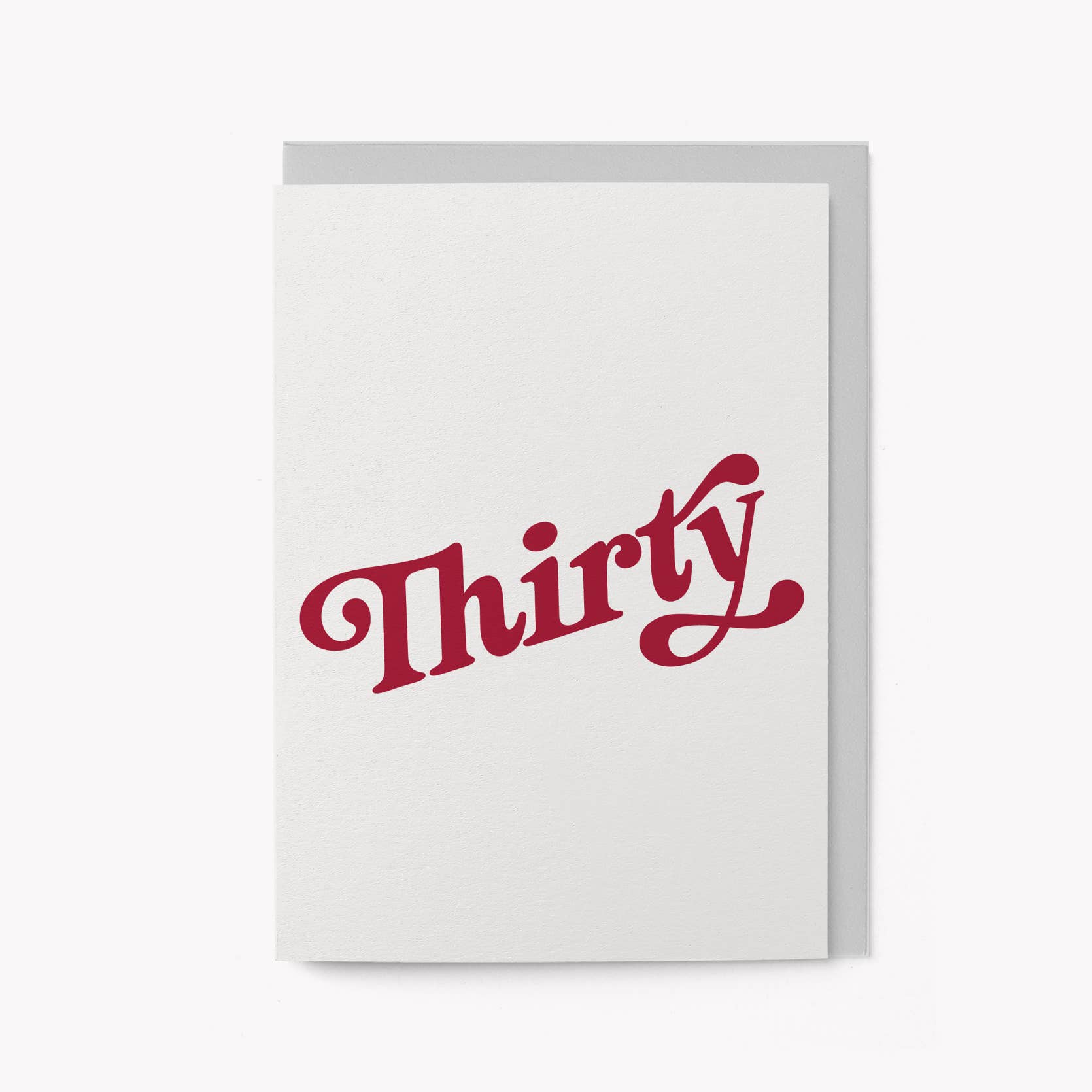 30TH BIRTHDAY | CARD BY GRAPHIC FACTORY - OTHERLETTERS