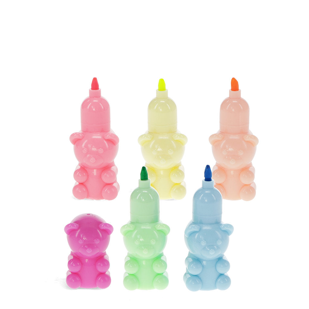 TEDDY BEAR STACKABLE HIGHLIGHTERS