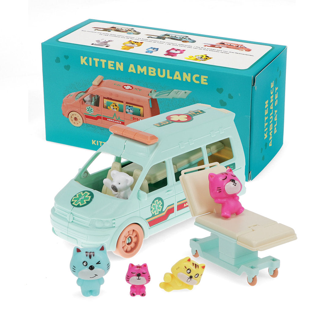 KITTEN AMBULANCE PLAYSET