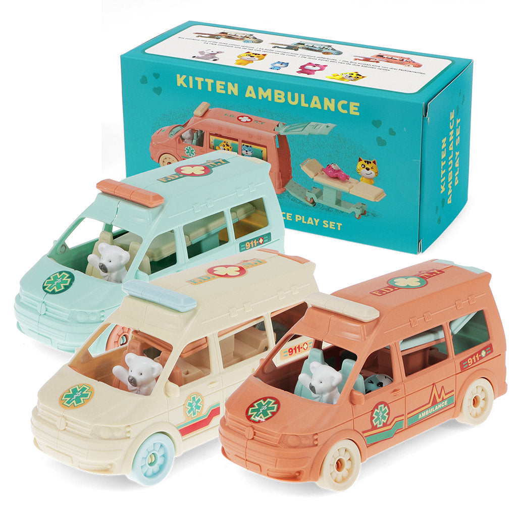 KITTEN AMBULANCE PLAYSET