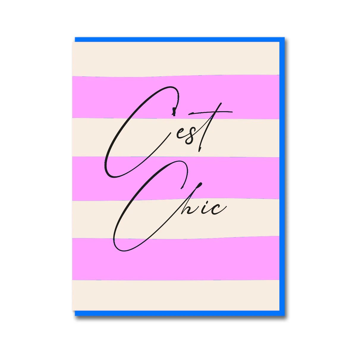 C'EST CHIC | CARD BY 1973 - OTHERLETTERS