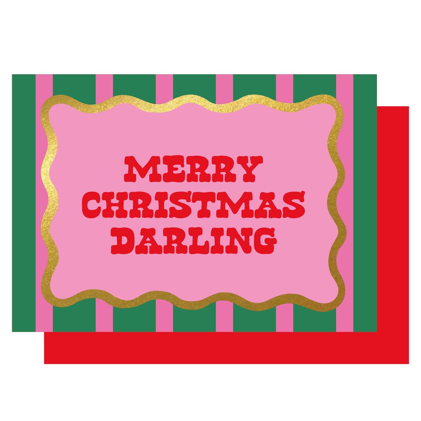 MERRY CHRISTMAS DARLING | CARD BY LUCKY INK - OTHERLETTERS