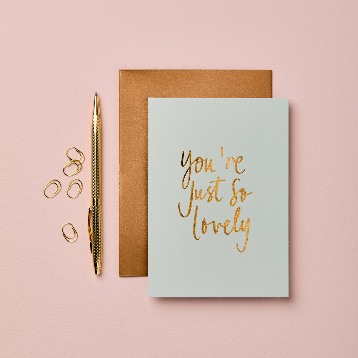 YOU'RE JUST SO LOVELY (MINT) | CARD BY GABRIELLE & CELINE