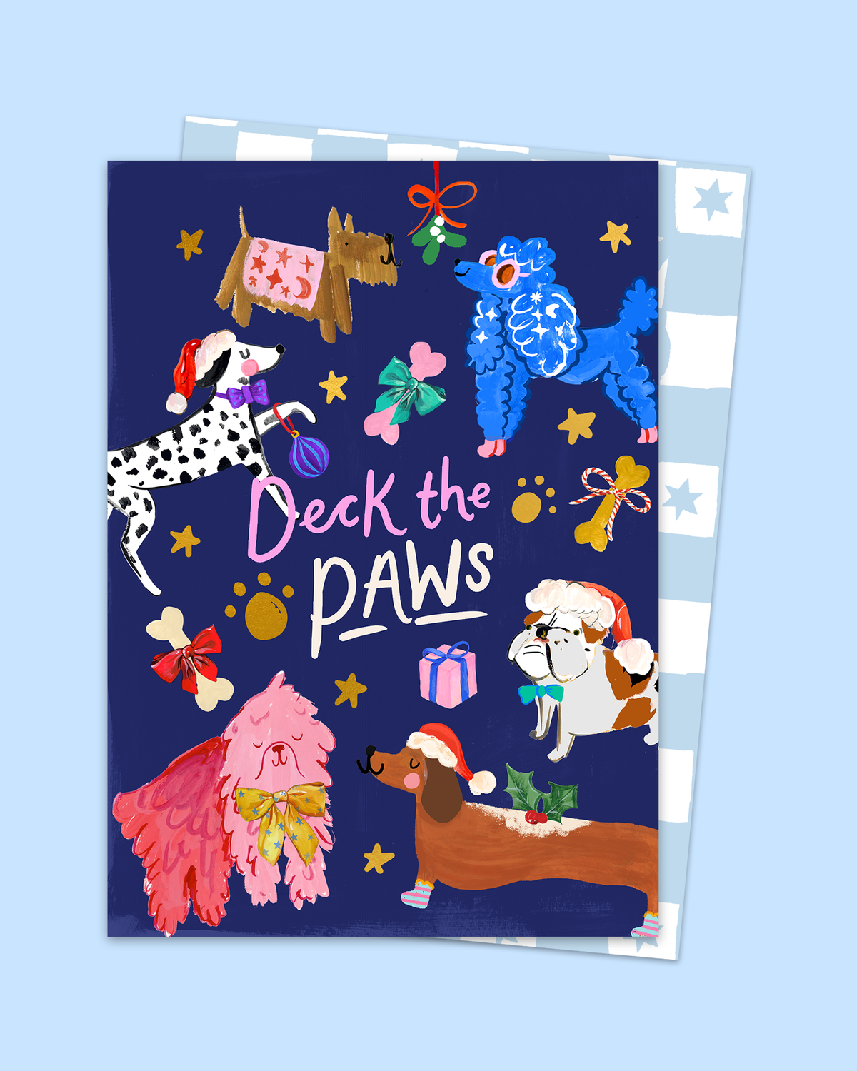 DECK THE PAWS | CARD BY ELEANOR BOWMER